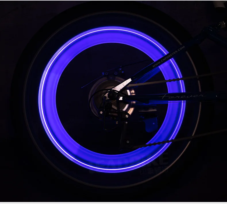 Cycling Bike LED Spoke Wheel Lights with Battery IPX55 Waterproof 10 Hours Runtime for Over 24 Inch Bikes