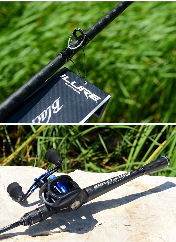 ILure New Design China Jigging Fishing Rods 2 Section Cross Carbon Belt Fishing Rod
