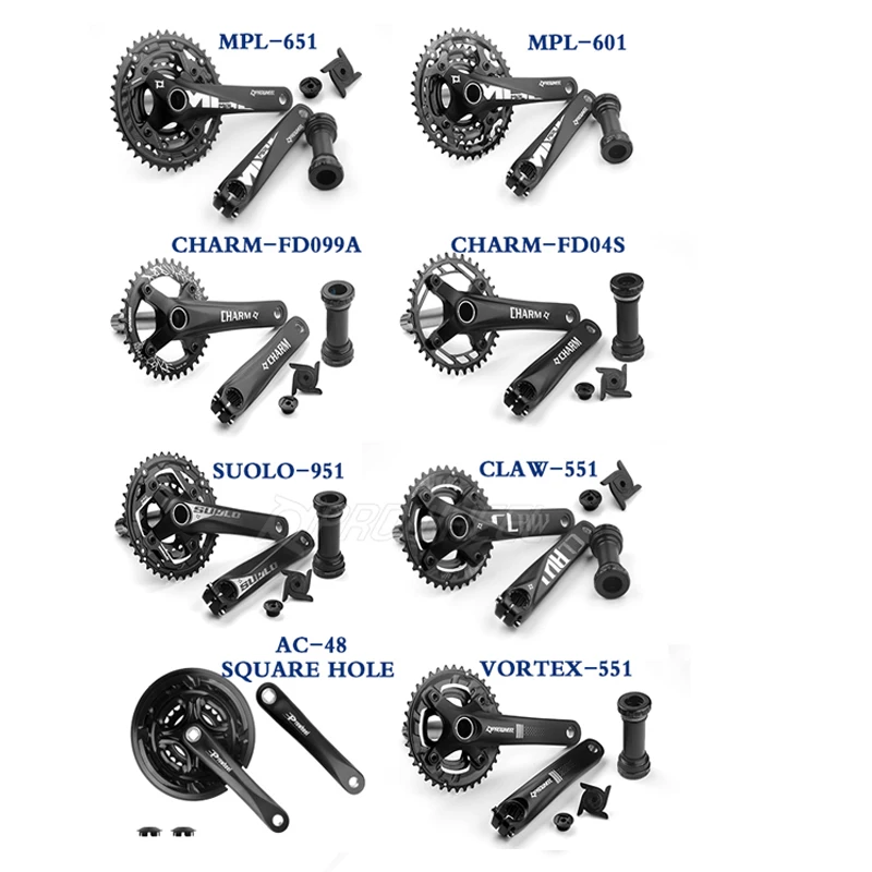 prowheel クランクセット 48-32 170mm Amazon | PROWHEEL 152MM/165MM/170MM バイククランクセット 48T