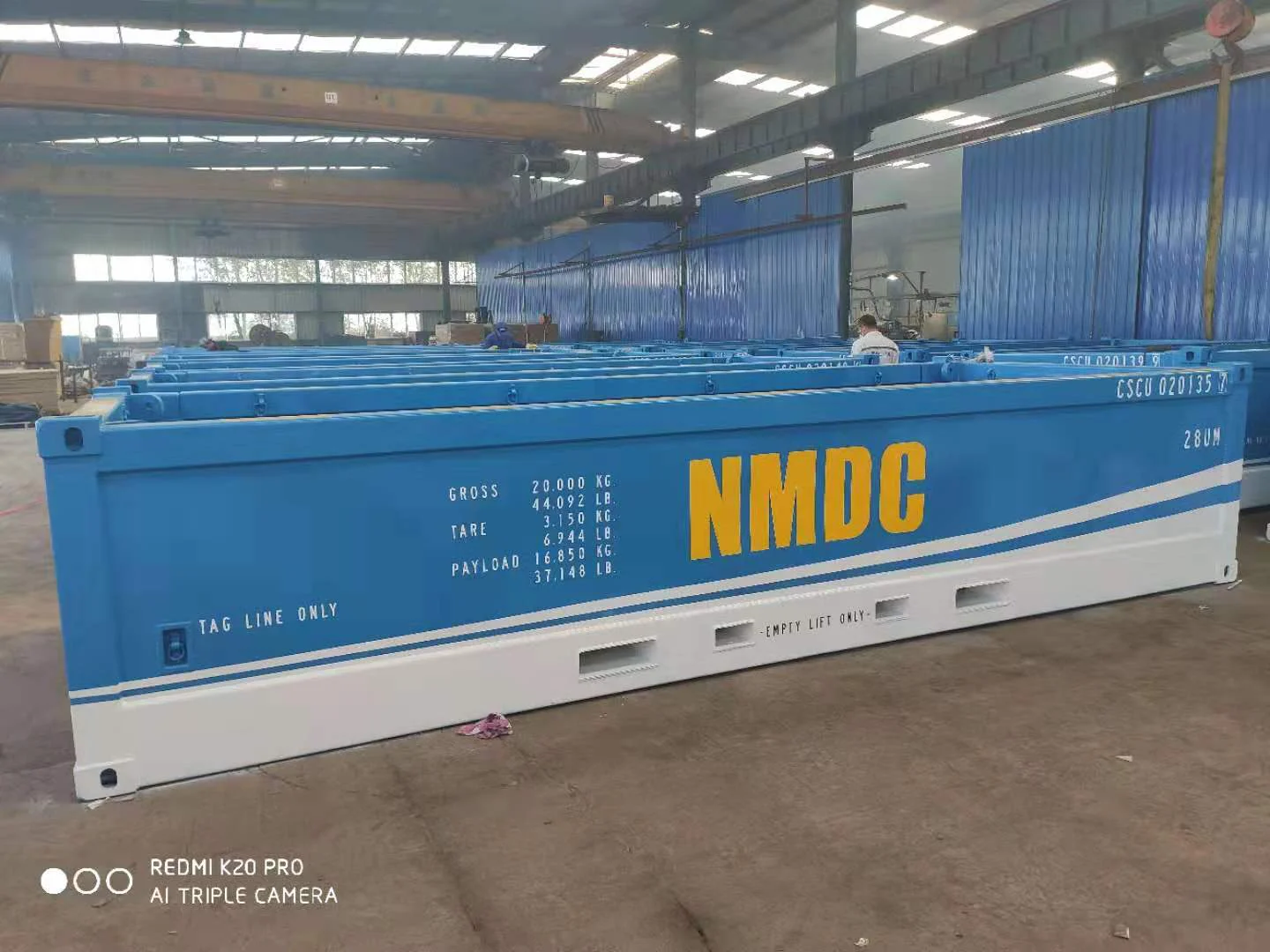 DNV 2.7-1 20ft Half-height Offshore Open Top Container