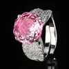 adjustable size Millennium Cherry Red Ring