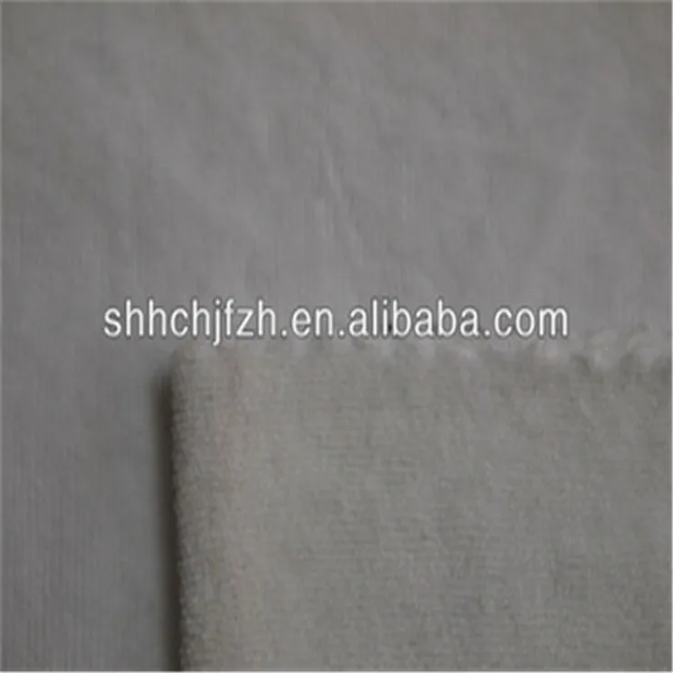 CVC Velvet Knit Fabric 80%Cotton 20%Polyester Velvet Fabric 80 Cotton 20 Polyester Knit Velour Fabric CVC 80/20 Velour Knit