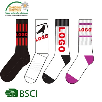 custom logo athletic sport crew socks no minimum order wholesale high quality cotton elite basketball custom compression socks