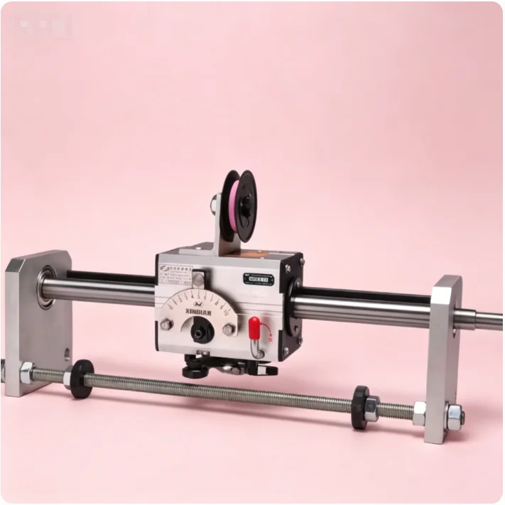 TEBAK Linear Motion Guide Design Winding Teaversing Wire GP15C with Guide Wheel Cable Coil Winding Machine traverse Rod