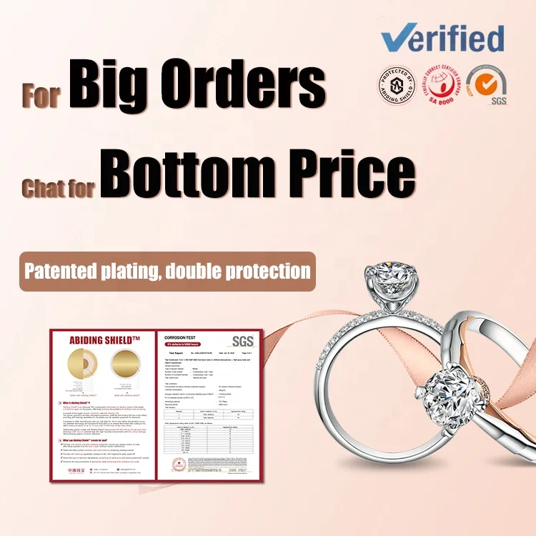 Abiding China Jewelry Factory Price Custom Diamond PT950 Empty Chain Wholesale Solid Gold Platinum Tennis Bracelet Semi Mount