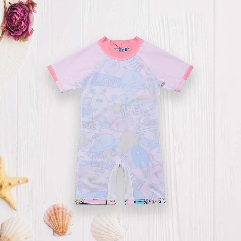 Wholesale Comfortable Kids Beachwear Popular Print Pattern Child