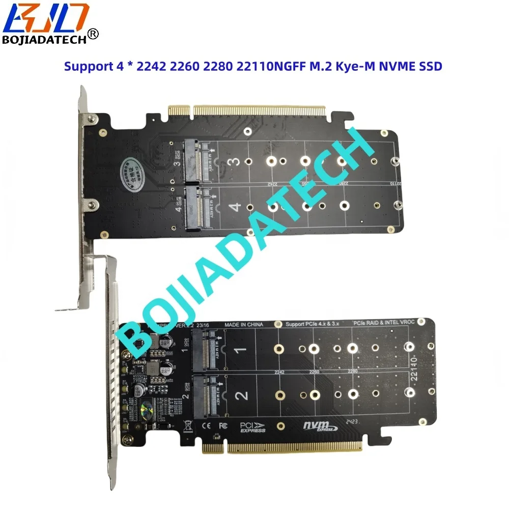 4ベイ PCIE M.2 NVMeアダプタ 分岐不要 4ベイ PCIE M.2 NVMeアダプタ 分岐不要 【公式通販】