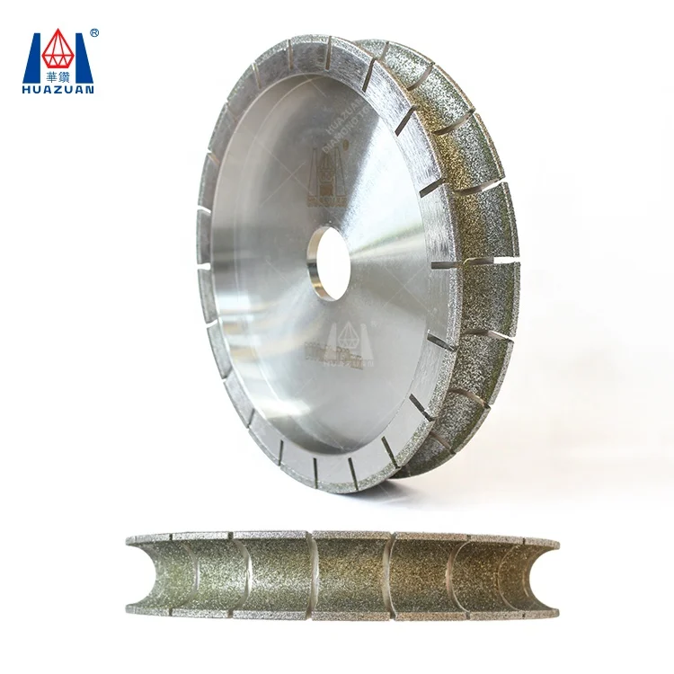 Полностью алмазные гальванические профилирующие колеса bullnose для резки кромок шлифовки мрамора