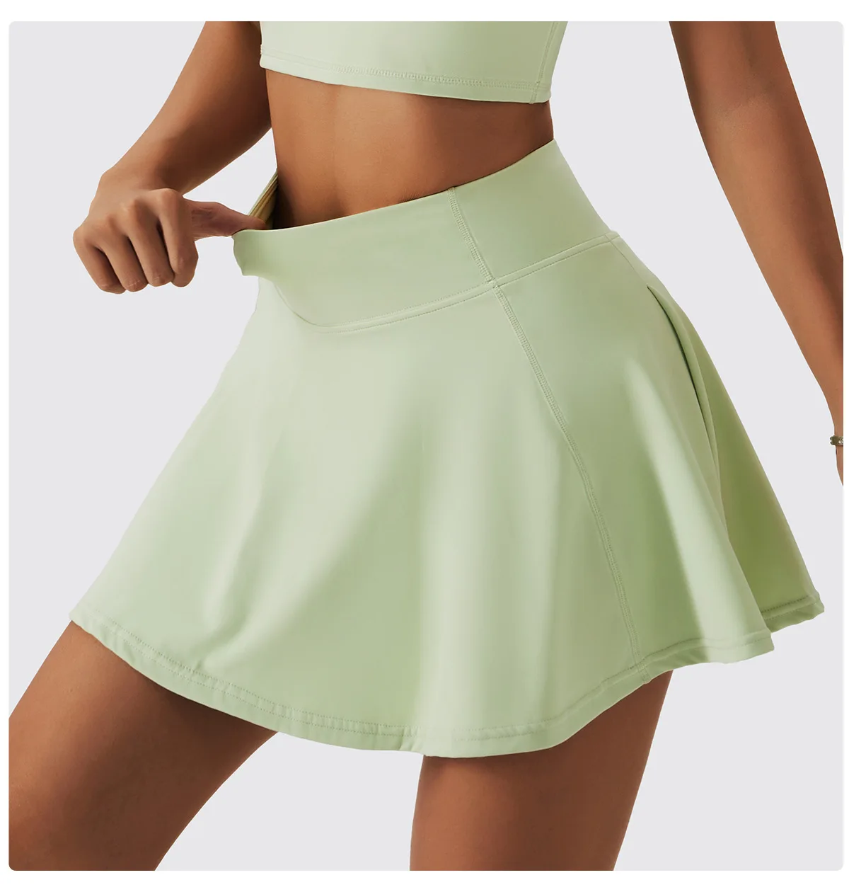 Yishenhon Women Tennis Pleated Skirt High Waisted Athletic Golf Skorts ...