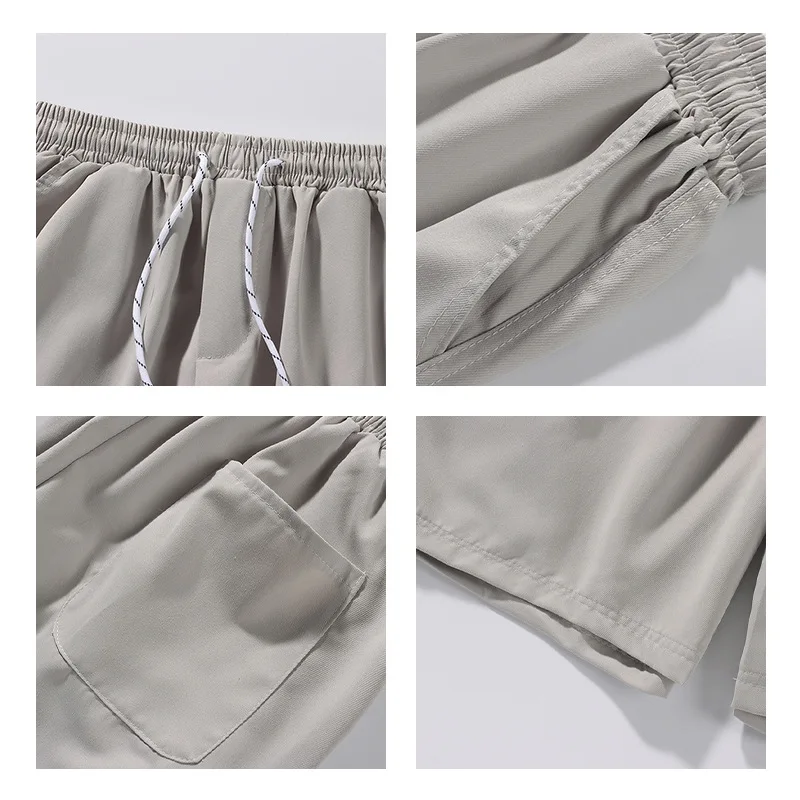 Men's summer trend colorful basketball fiess sports five-point men's casual pants812_voghion.com