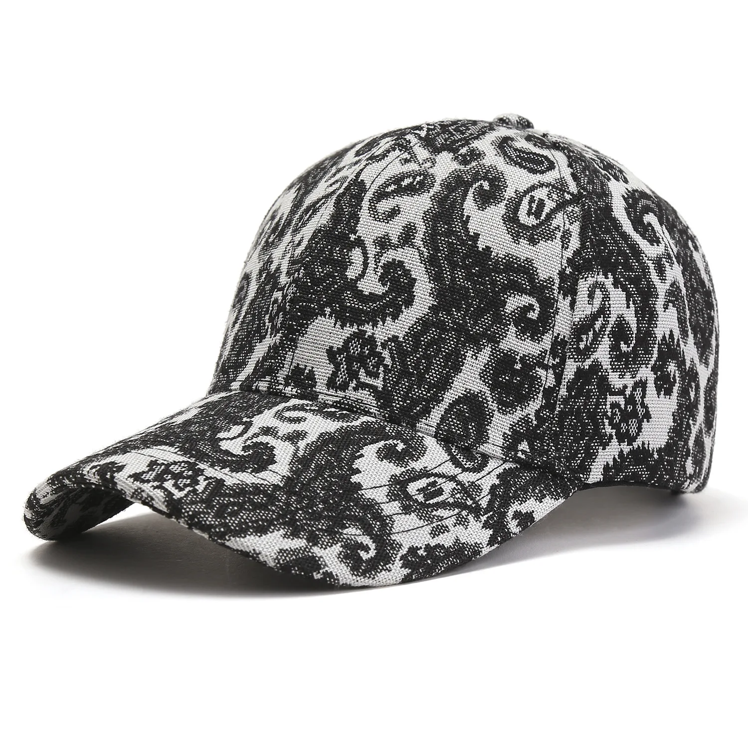 2022 Latest Cotton Dad Hat Paisley 
