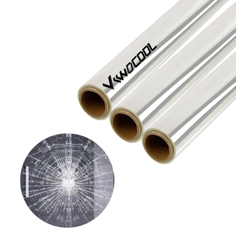 Сверхпрочная Взрывозащищенная Защита от царапин 12mil 8mil 4mil прозрачная защитная пленка для окон