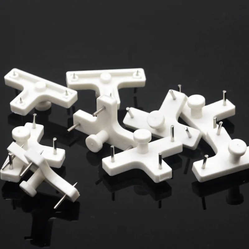 New Design T Shape Reinforced Trace Less Nail Plastic Hard Wall Hook
