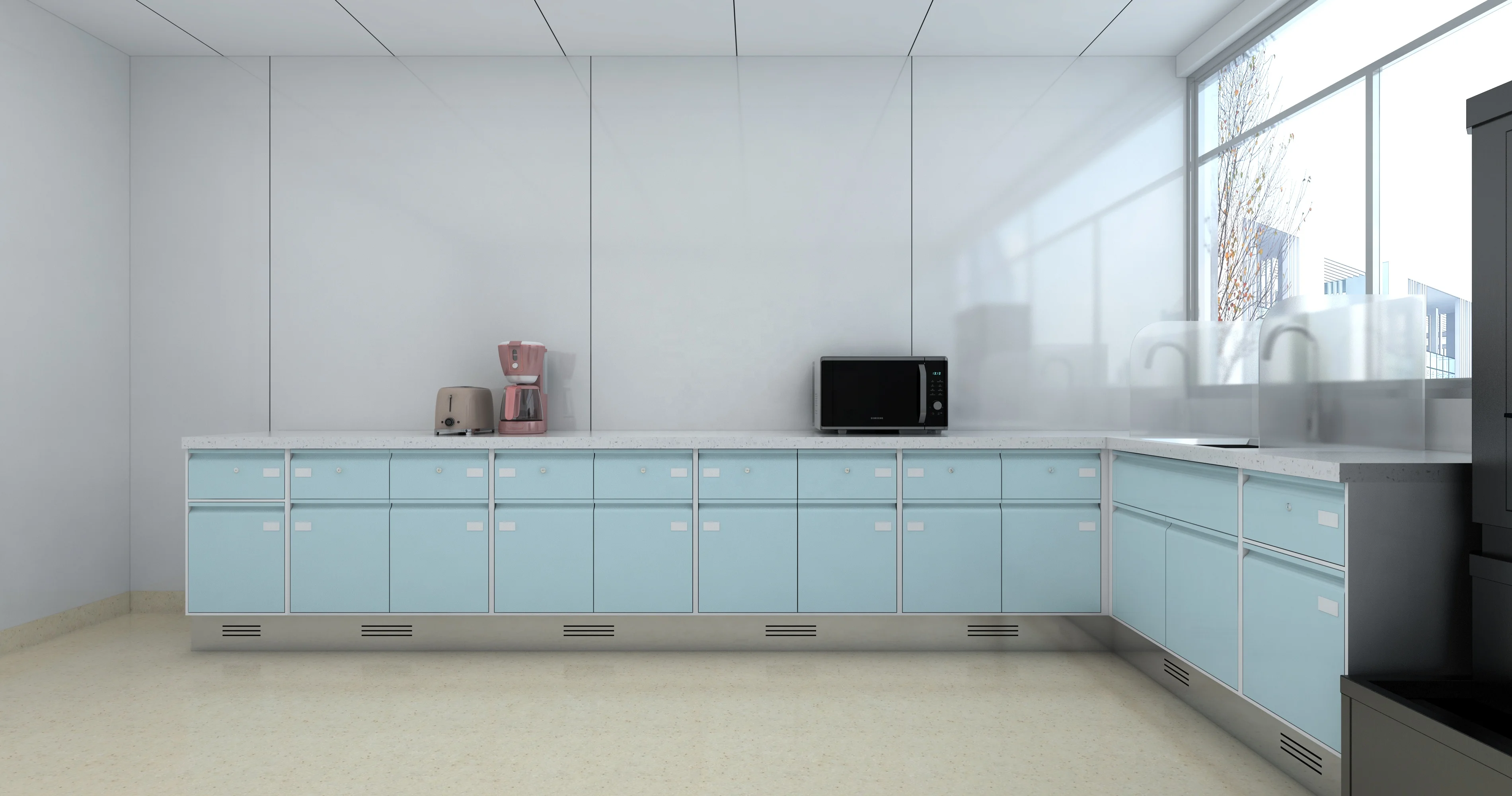 Customized Modern Stainless Steel Storage Cabinet for Hospitals Hotels Schools-Durable & Eco-Friendly with 5-Year Warranty 5
