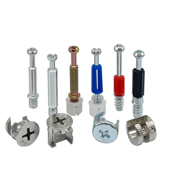 Furniture Hardware Fasteners three-in-one connectors bolt and screws for cabinet