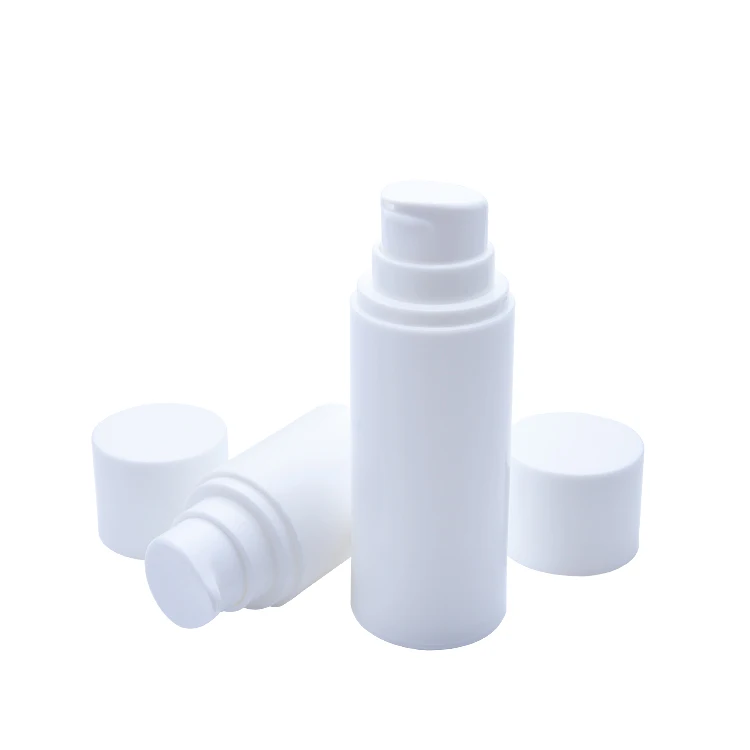 A30 White Serum Plastic 50ml Airless Pump Bottle 120ml 100ml 30ml 50ml Airless Pump Bottle 100 ml pp Airless Bottle for Sale