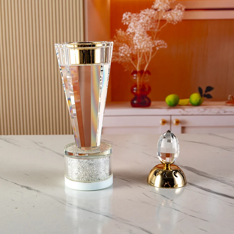 product new home decor purifying air treatment exquisite fashion glass crystal aromatherapy stove-8