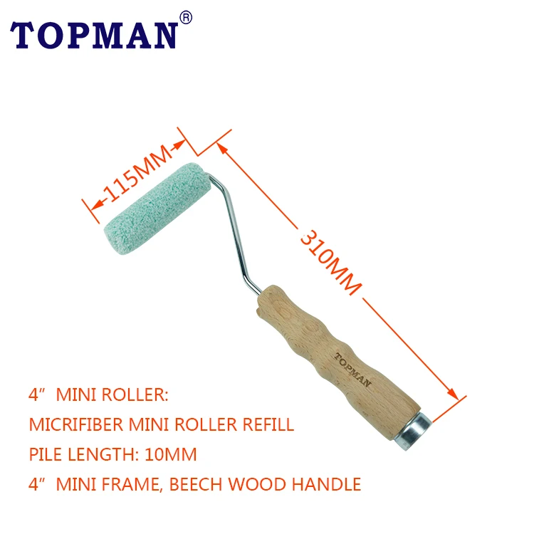 7pcs High Quality Beech Wood Paint Roller Set Buy Paint Roller Brush Set,Wooden Handle Paint