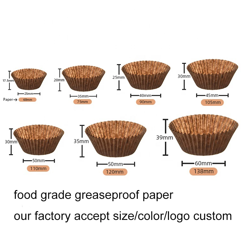 3oz Cupcake Inch Cupcake Liners 3oz Cupcake Liner Size In Cm Mini