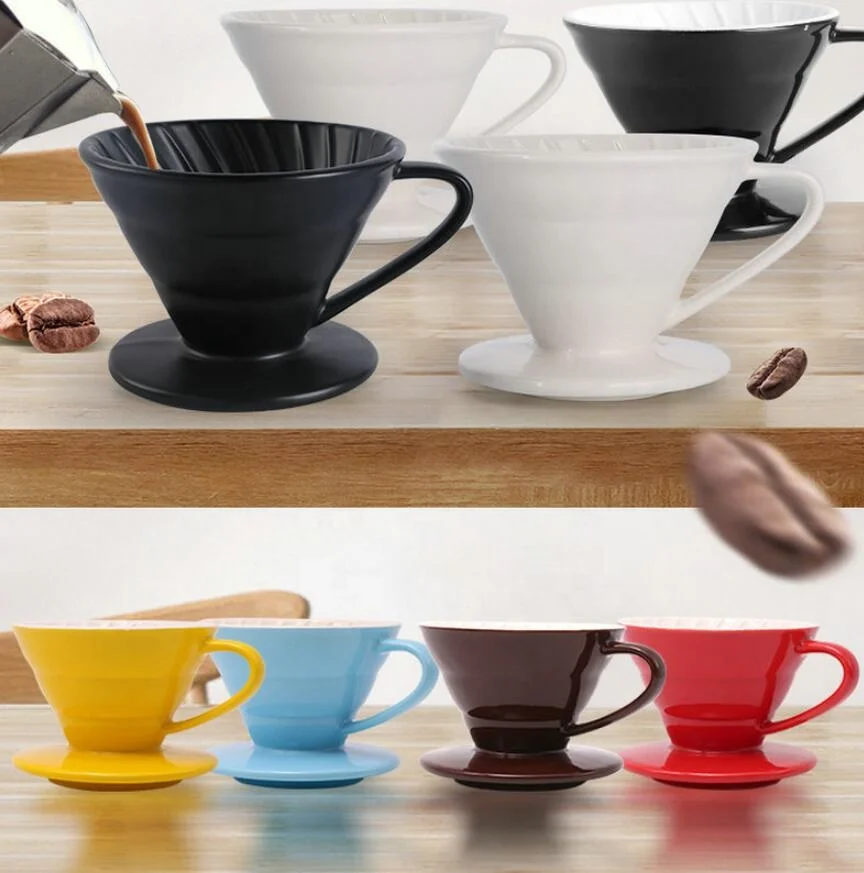 Herramientas De Café,Gotero De Cerámica Colorido,Filtro De Café Creativo, Taza Para Café - Buy Cafede Kona Equilibrado Filtro De Cono De Papel De  Filtro Para Gotero Pour Café,Hipin Stock Rápido Envío Colorido Inteligente