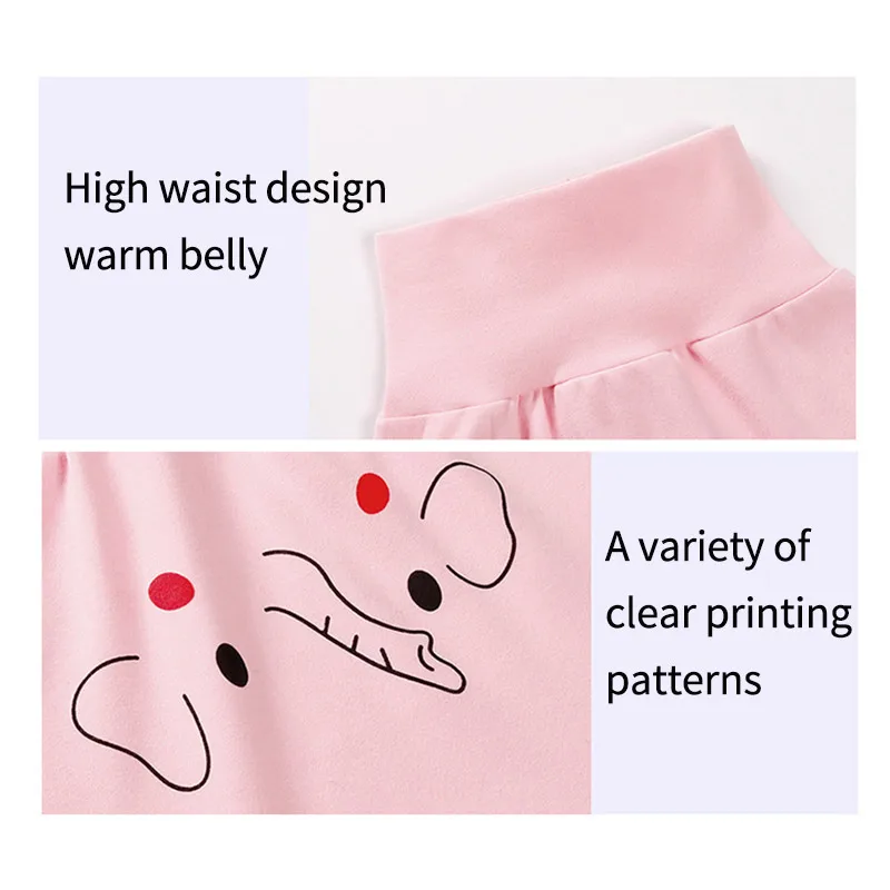 100% хлопковые брюки с высокой талией, детская тренировочная одежда, подгузники для новорожденных, одежда для детей, шаровары для мальчиков и девочек, детские брюки