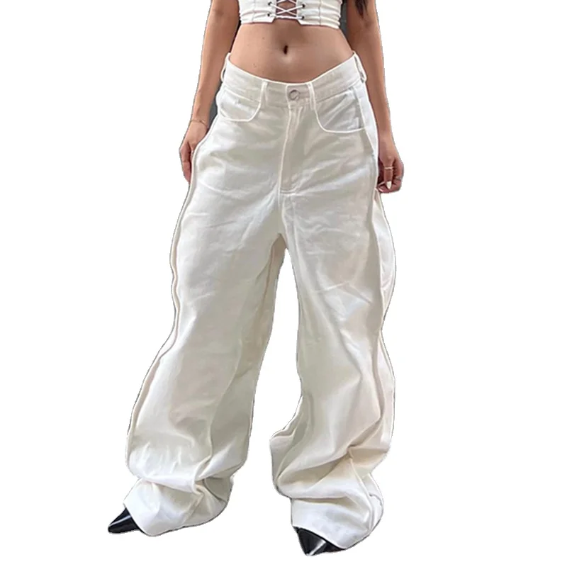 Women Street Wear Waist Trousers Baggy Balloon Cargo Pants