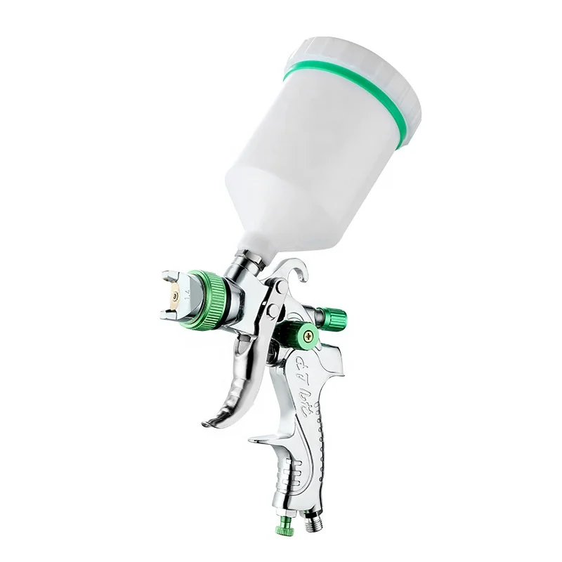 HVLP Paint Spray Gun for Wall Painting Pneumatic Tool with Three Different Spray Nozzles - Image 5