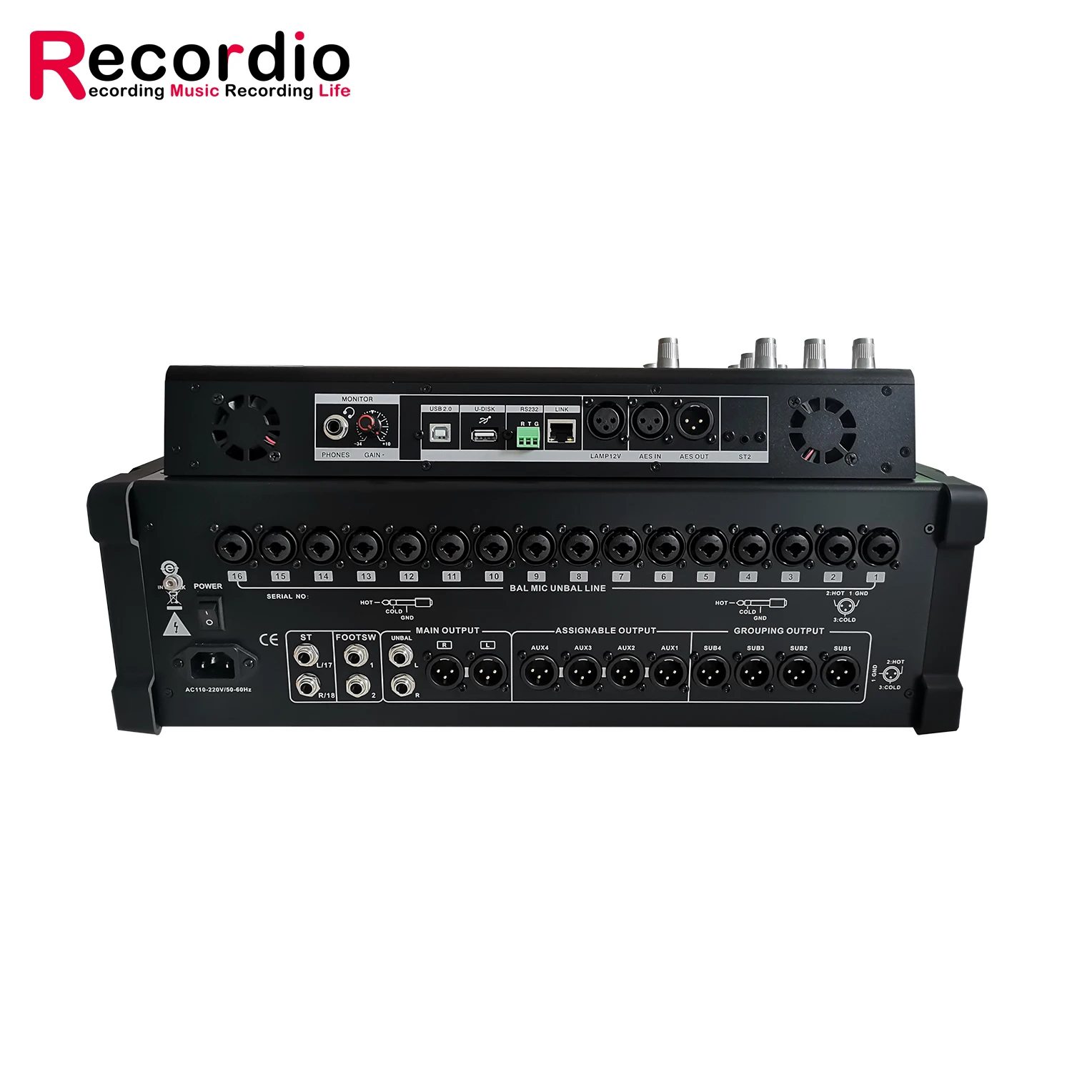 New Design Digital Mixer Sound Mixer Audio Mixer for Wholesales