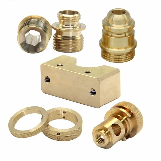 Customized Brass Copper Aluminum Parts CNC Turning Lathe Machined Milling CNC Turned Part Machine Machining Machinery Parts