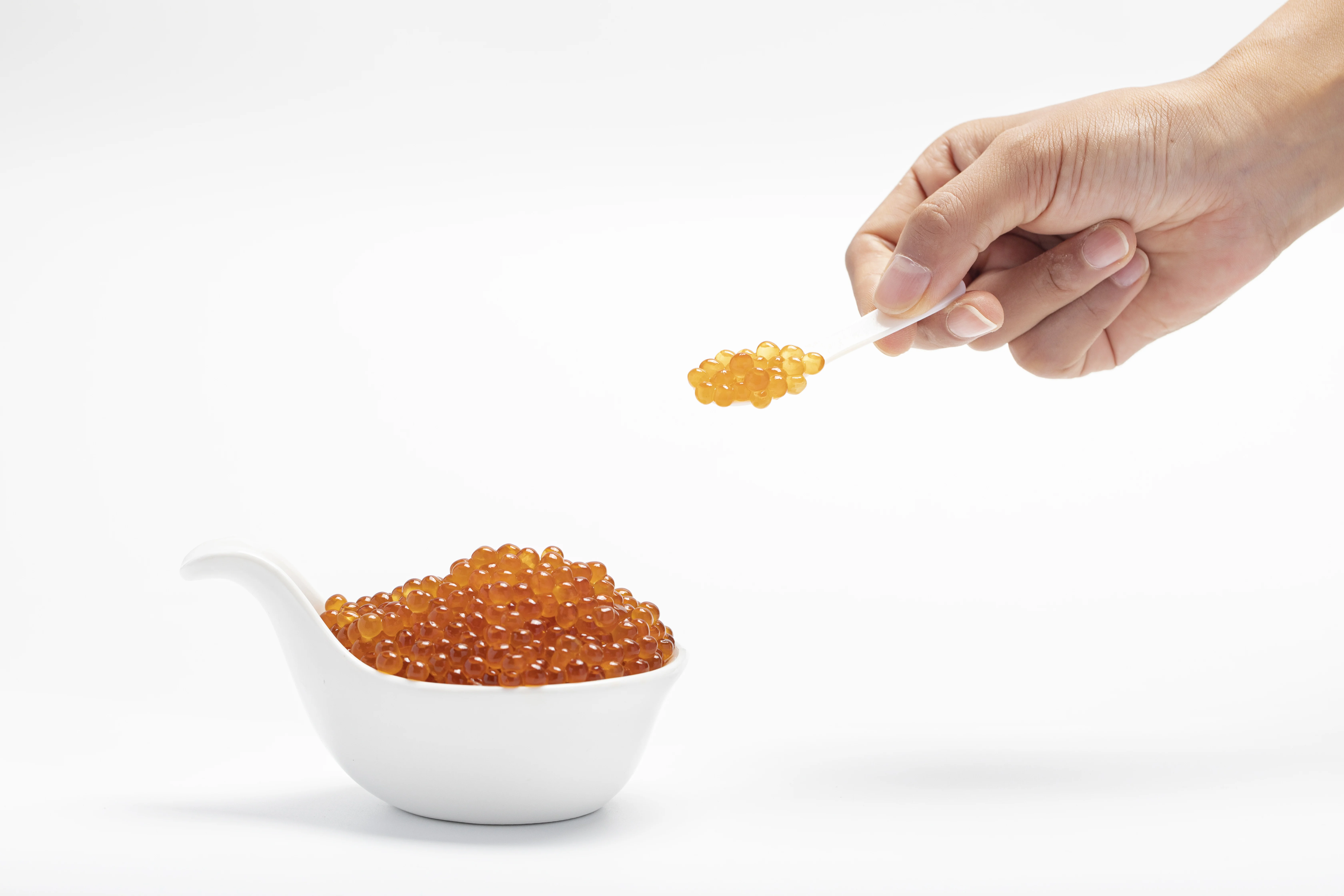 Frozen Mullet Roe Caviar Box Red Frozen Flying Fish Roe Frozen Seafood XIAMEN EAST OCEAN Foods CO., LTD. Salmon Caviar 1 Kg