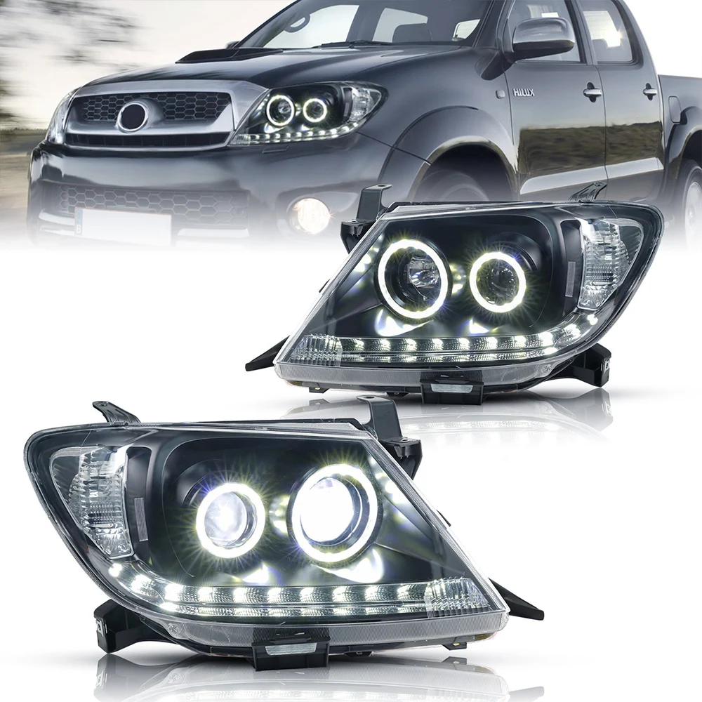 Led Car Front Lamp Drl With High Beam Low Beam Head Lamp For Toyota