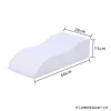 Almohadilla para extremidades inferiores tipo S, 60*28*15, color blanco.