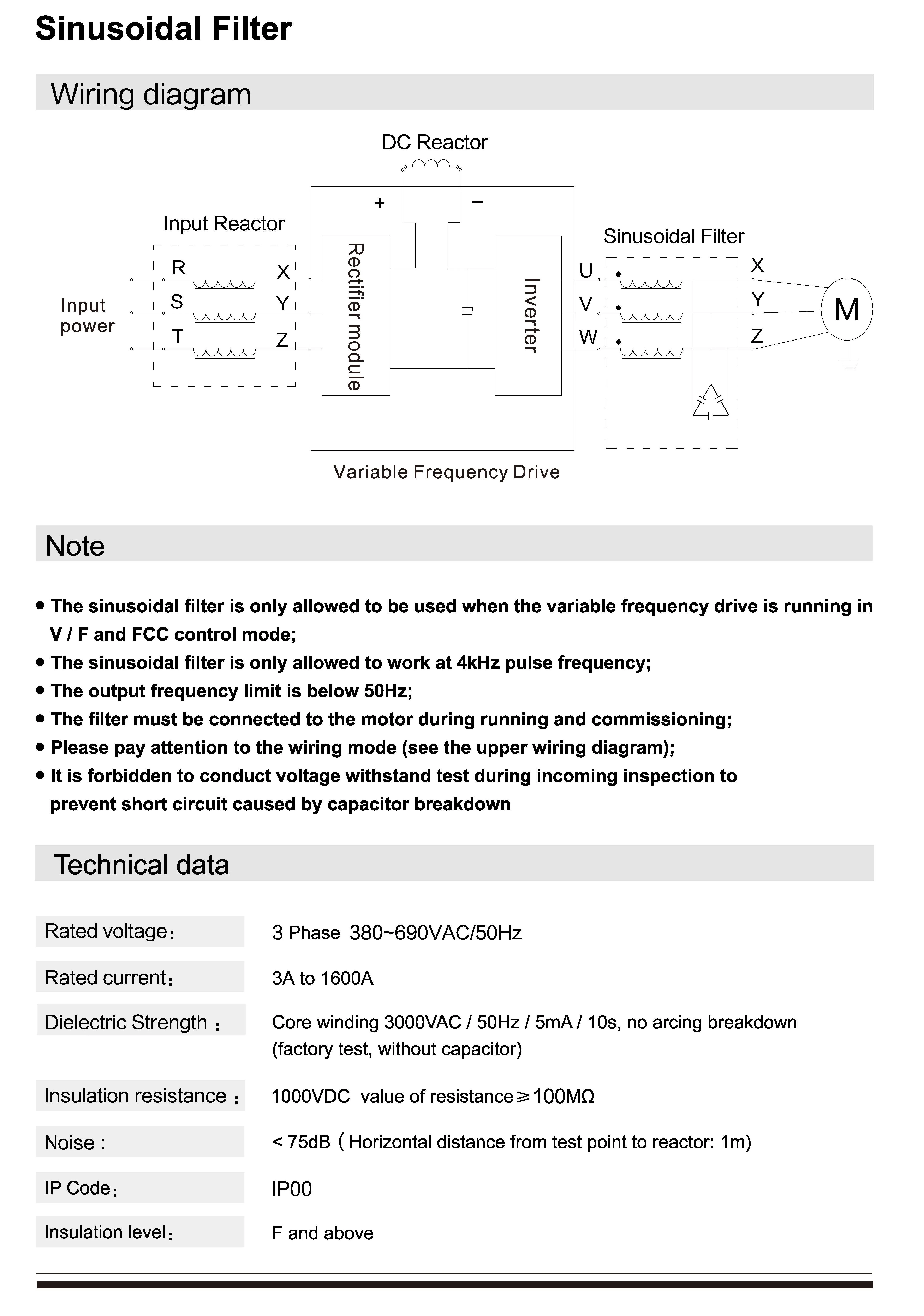 Dv/dt Filter Sinusoidal Filter Output Reactor 380v Ac Reactor - Buy Dv ...