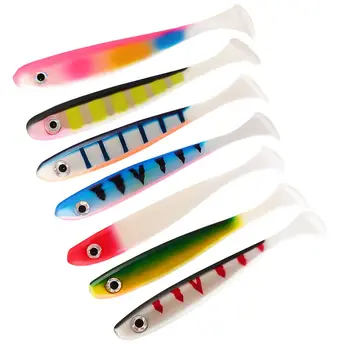CHEERY PVC Soft T-Tail Fishing Lure-Sizes 7cm to 20cm 3g to 42g 9 Colors Bionic Design for Freshwater & Saltwater Use – Soft Lure – view 4