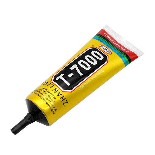 T7000 Black Glue Strong Repair Phone Screen Warping Frame Gluing Waterproof 15/50/110ML Adhesive Contact For LCD Rubber Silicone