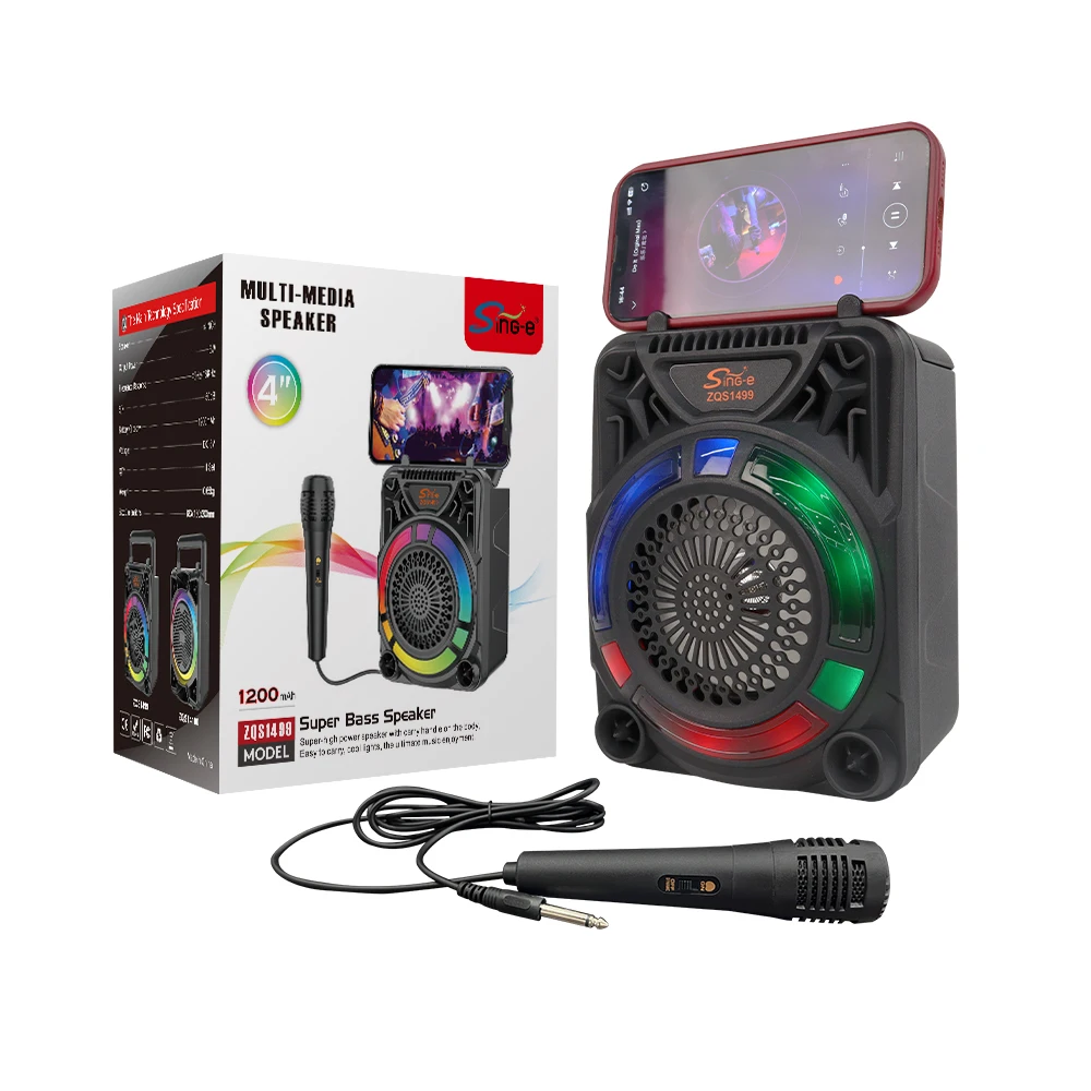 SING-E ZQS1499 Portable Wireless Bluetooth Speaker for Outdoor