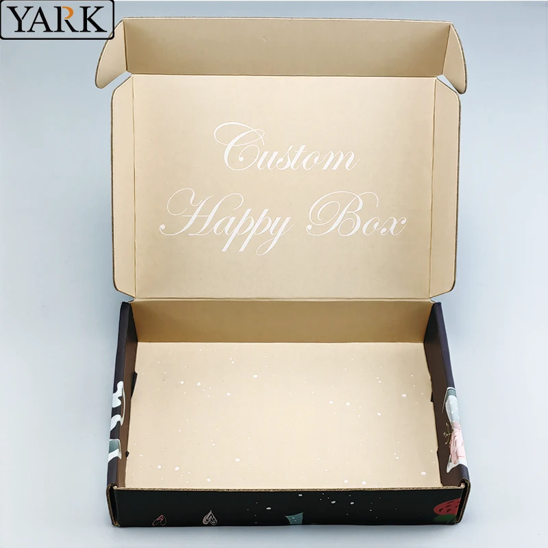 Custom Printing Corrugated Cardboard Underwear Mailer Box Foldable