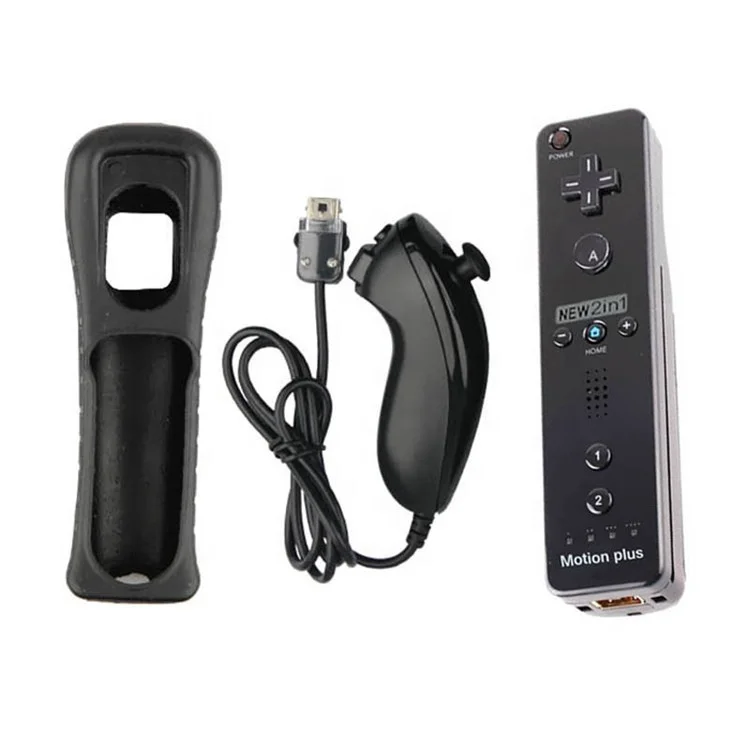 Wireless Remote Controller Joypad With Nunchuk Control For Nintend o Wii Built-in Motion Plus For Wii Gamepad Joystick
