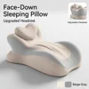 Gray Color Block [Heart Pillow, Prone Sleeping Pillow]38*55*25cm