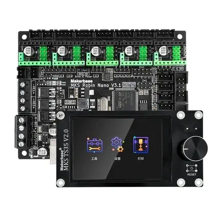 MKS Robin Nano V3.1 Eagle 32-bit Controller Motherboard with TS35 V2.0 Touch Screen Display WIFI Module Dual Z Axis TMC2209