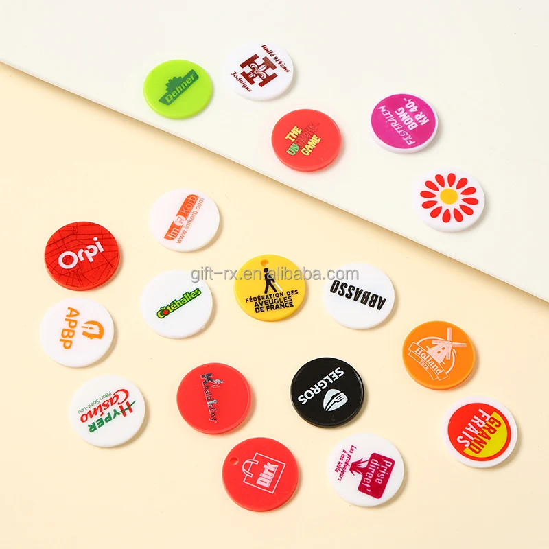 High Quality Plastic Coin Type and Blank Style Bulk Custom Plastic Coins