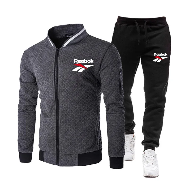 2022 New Printed Sweatshirt Zipper Stand Collar Sweater Jacket Men's ...