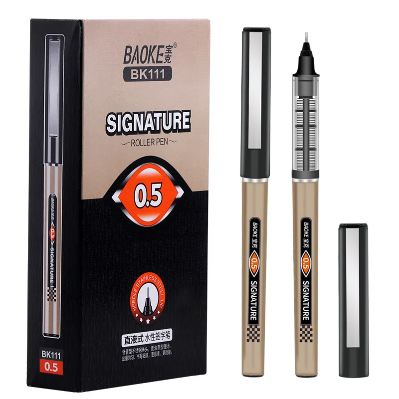 Wholesales Baoke Liquid Gel Pen Office Executive Signature Pen Needle Rollerball Pen