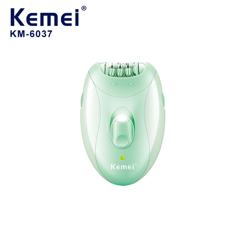 KEMEI km-6037 appareil d'épilation appareils de beauté ayant un dispositif électrique dames épilateur de cheveux