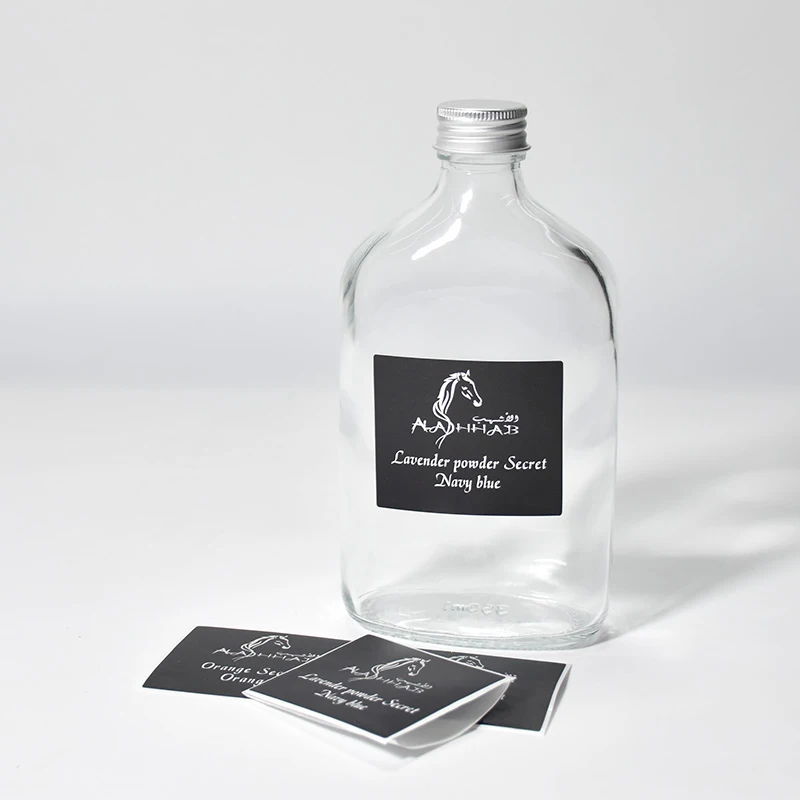 Custom Holographic Self Adhesive Label Bottled Beverage Vinyl Sticker Roll Sheet Packaging Waterproof for Vodka Beer Juice Wine