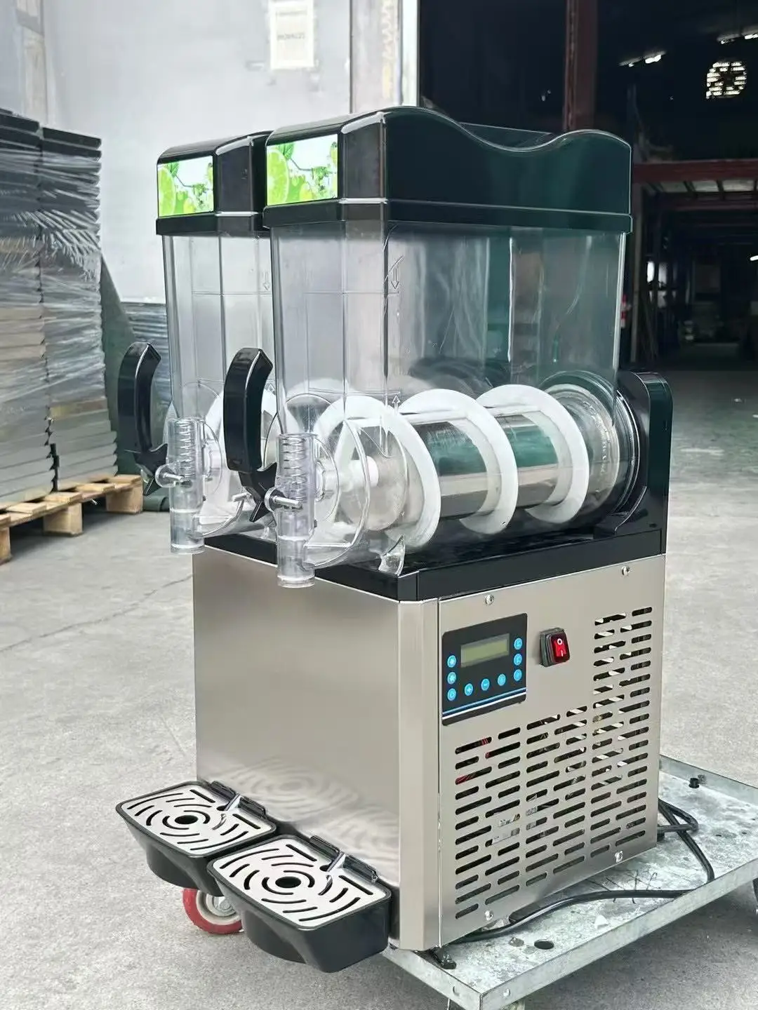 15L Slush Machine 2 Tank 15Lx2 Frozen Drink Slush Machine Price ...