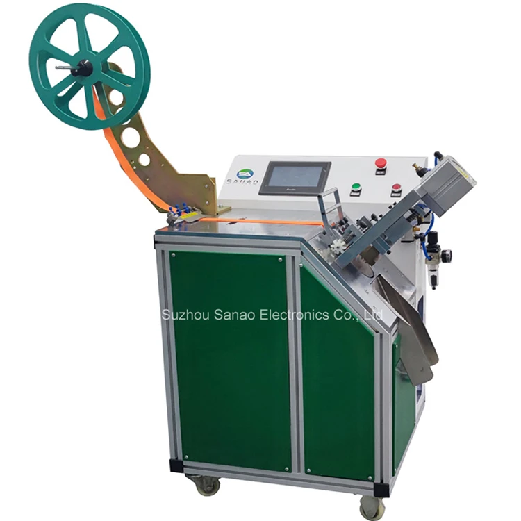 Custom Design Ultrasonic Multi Shapes Silk Ribbon Tape Cutter Automatic Cutting Punching Machine