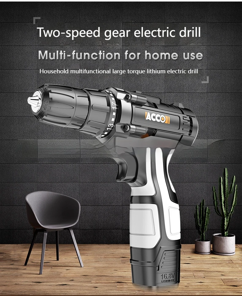 Multifunctional Industrial Cordless Power Drill Set OEM