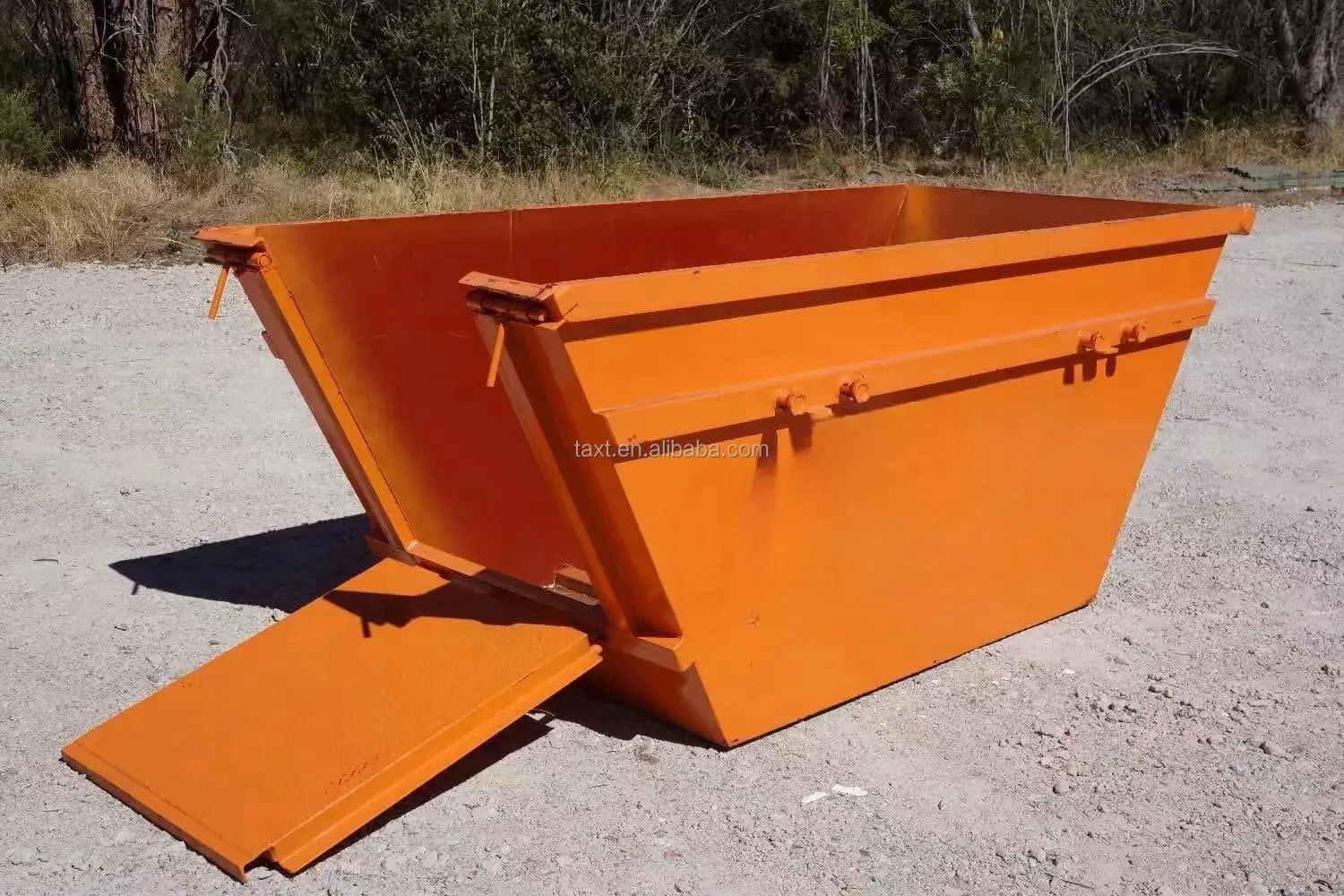 Heavyduty Cardon Steel Mobile Recycling Bin 6 Cubic Meter Skip Bin Garbage Container For Waste