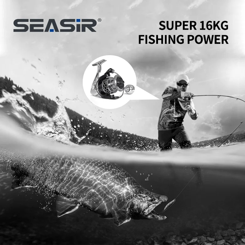 Seasir Fishing Reel and Rod Combo Line Counter Fishing Reels Wholesale Fishing Rods and Reels